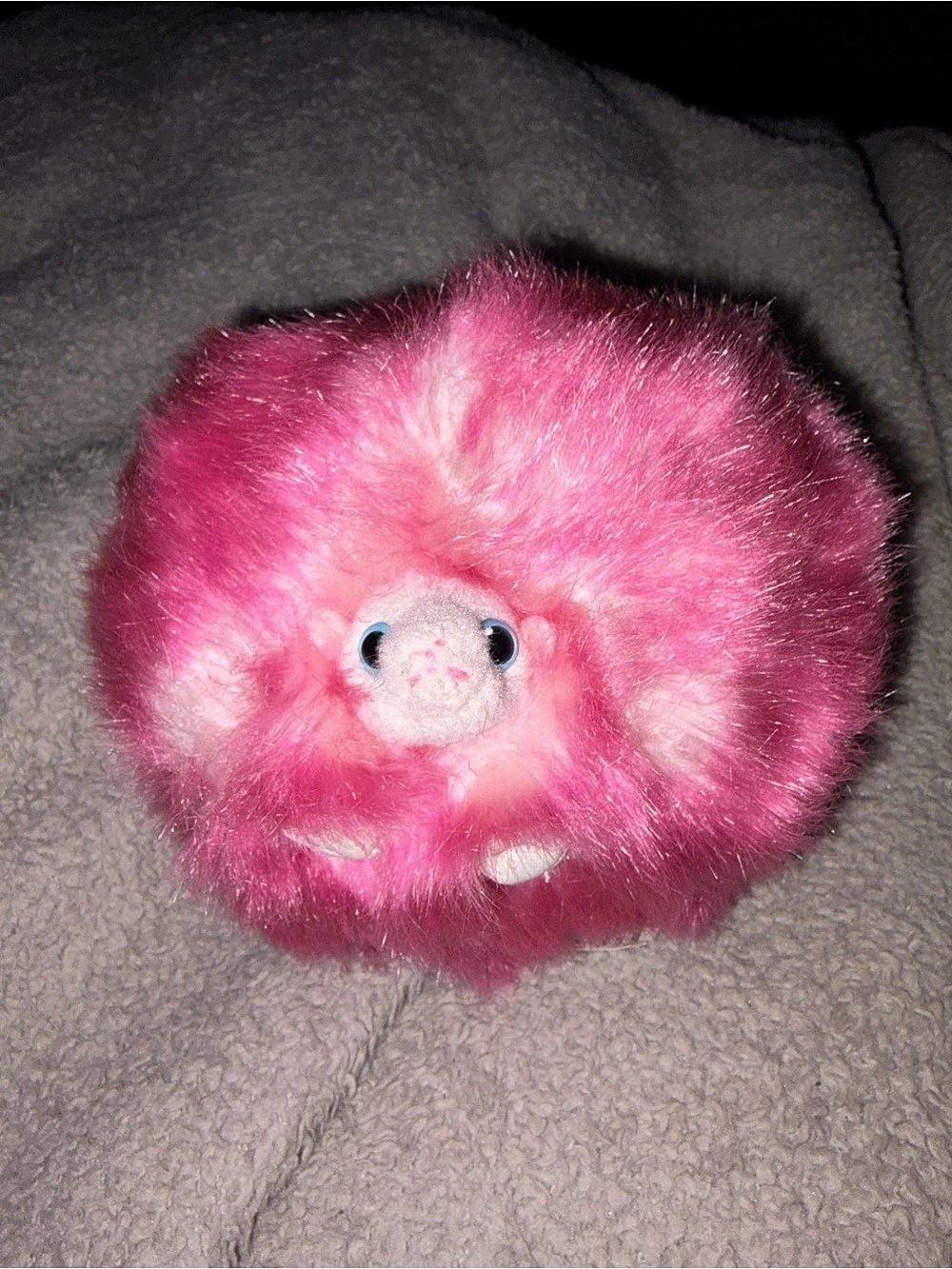 Pink Pygmy Puff plush from the Harry Potter / Wizarding World universe. Universa